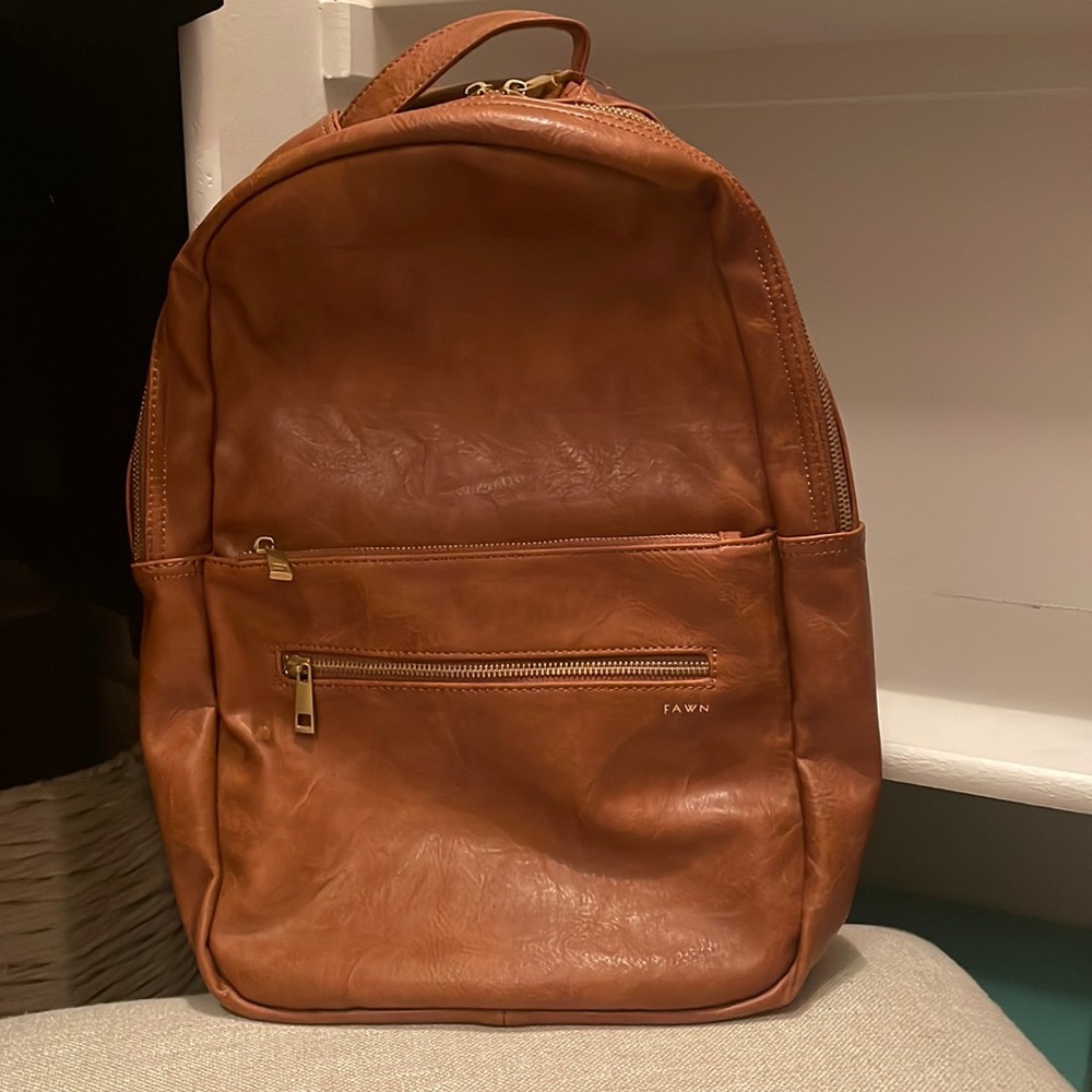 Fawn X Jillian Harris Leather Backpack